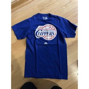 NEW - Los Angeles Clippers adidas Short Sleeve Shirt Men S Small
